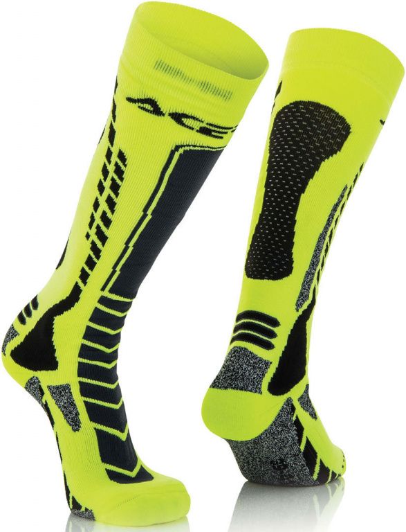 Носки высокие Acerbis MX PRO Black/Yellow