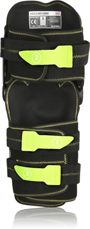 Наколенники Acerbis Gorilla Knee Черный/желтый