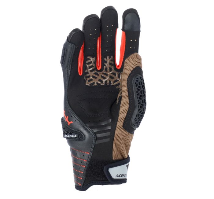 Перчатки Acerbis CE Crossover Brown/Orange