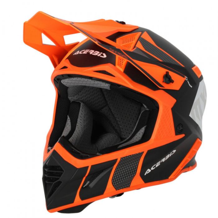 Мотошлем кроссовый Acerbis X-Track 22-06 Orange-Fluo/Black