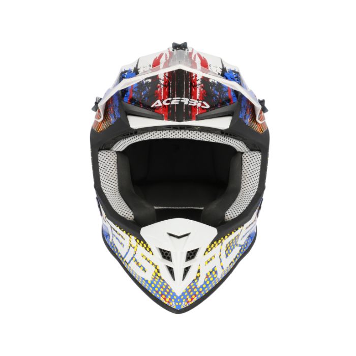 Мотошлем Acerbis Linear 22-06 White/Blue/Red