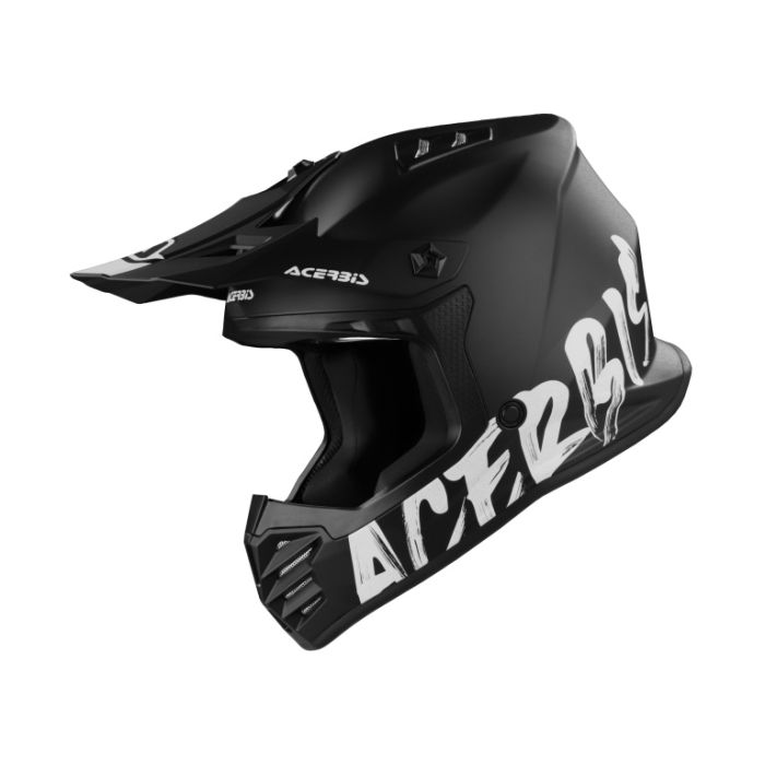 Мотошлем детский кроссовый Acerbis Profile Junior Metallic Black