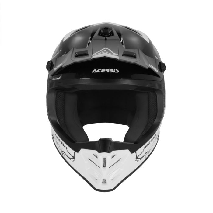 Мотошлем детский кроссовый Acerbis Profile Junior White/Black