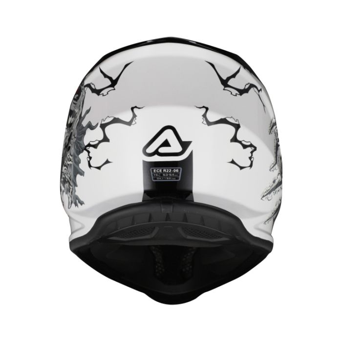 Мотошлем детский кроссовый Acerbis Profile Junior White/Black