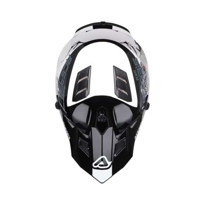Мотошлем детский кроссовый Acerbis Profile Junior White/Black