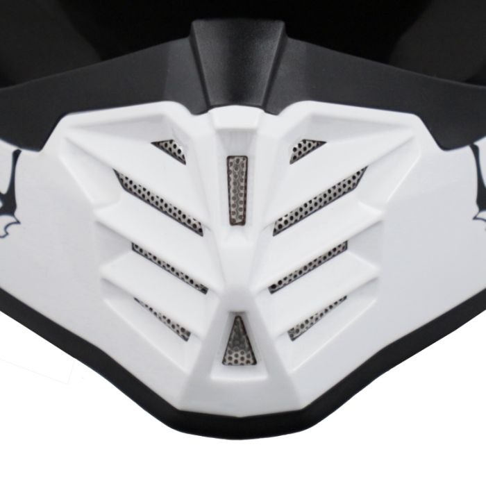Мотошлем детский кроссовый Acerbis Profile Junior White/Black