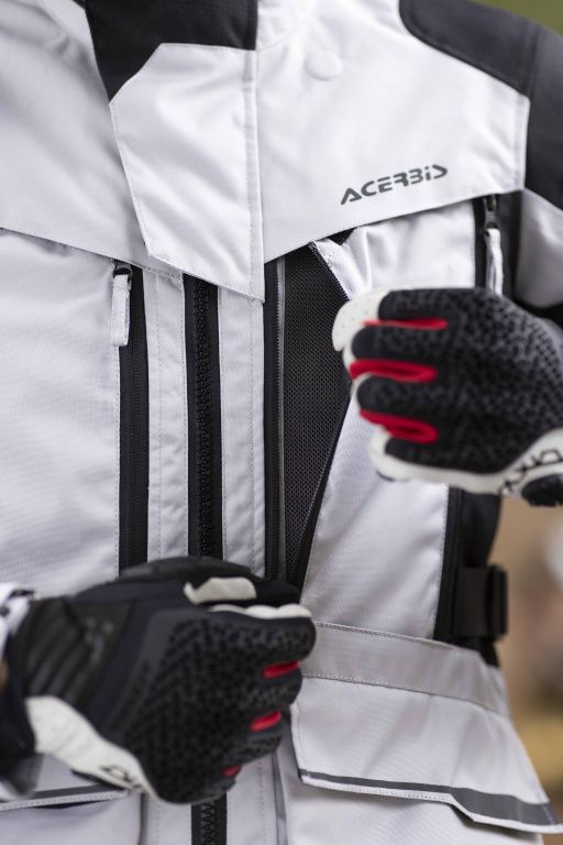 Текстильная куртка Acerbis CE X-ROVER Grey/Red