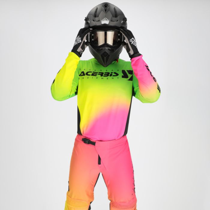 Джерси Acerbis MX J-TRACK STABI Fucsia/Yellow Fluo