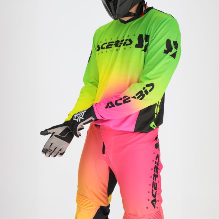 Джерси Acerbis MX J-TRACK STABI Fucsia/Yellow Fluo