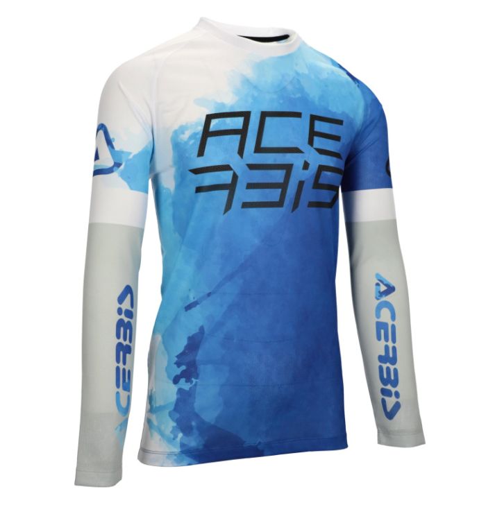 Джерси Acerbis J-Windy Vented Watermark Blue/White