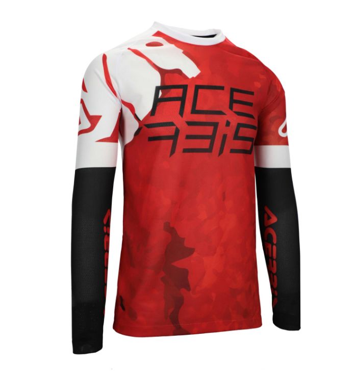 Джерси Acerbis J-Windy Vented Watermark Red/White