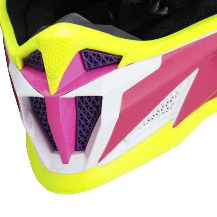 Мотошлем Acerbis T711 White/Purple