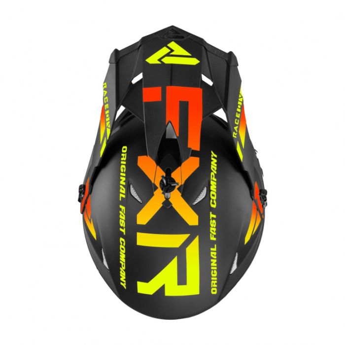 Шлем FXR MX 6D ATR-2 Race Div Helmet 21 Black/Inferno