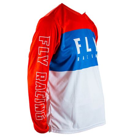 Джерси Fly Racing F-16 Refresh белый/красный/синий