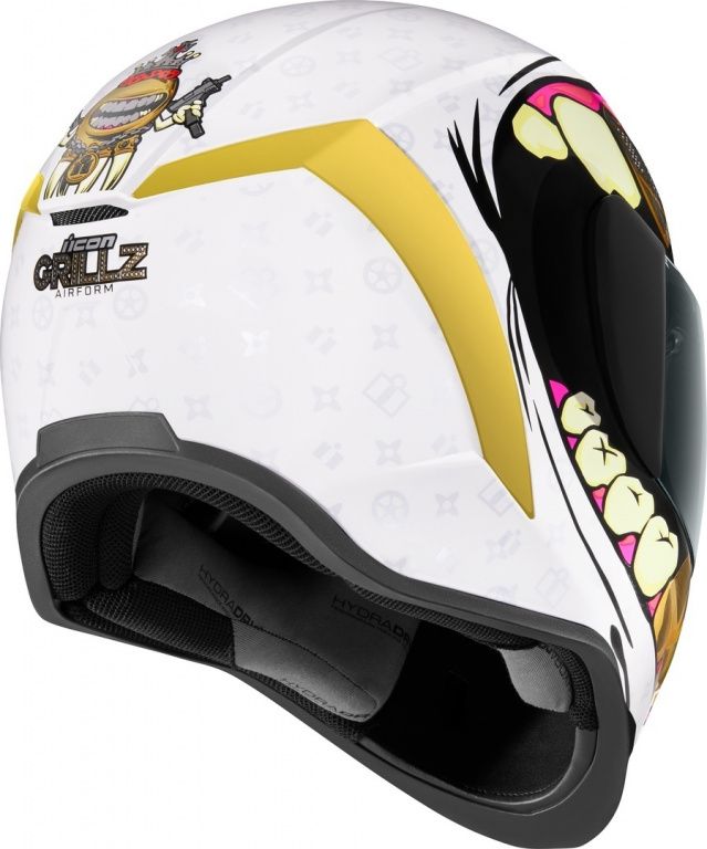Мотошлем Icon Airform Grillz, белый