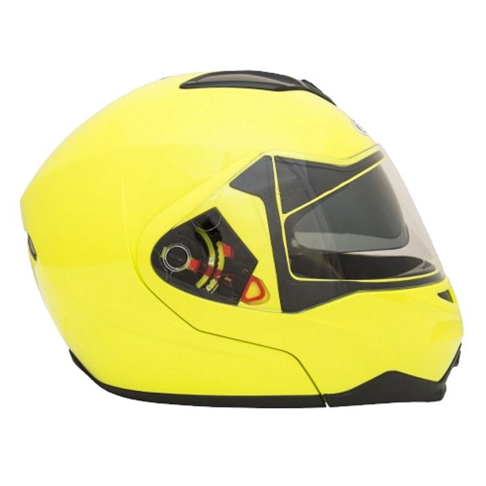 Шлем модуляр с солнцезащитными очками GSB G-339 Fluo Yellow