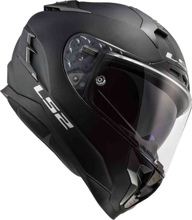 Шлем интеграл LS2 FF327 Challenger Solid, Matt Black