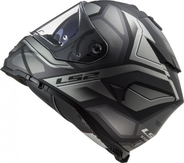 Мотошлем интеграл LS2 FF800 Storm Faster matt titanium