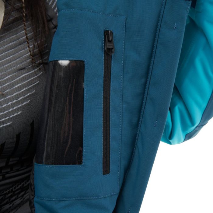 Снегоходный Утепленный комбинезон Dragonfly Extreme Woman Dark Ocean-Baltic 2024