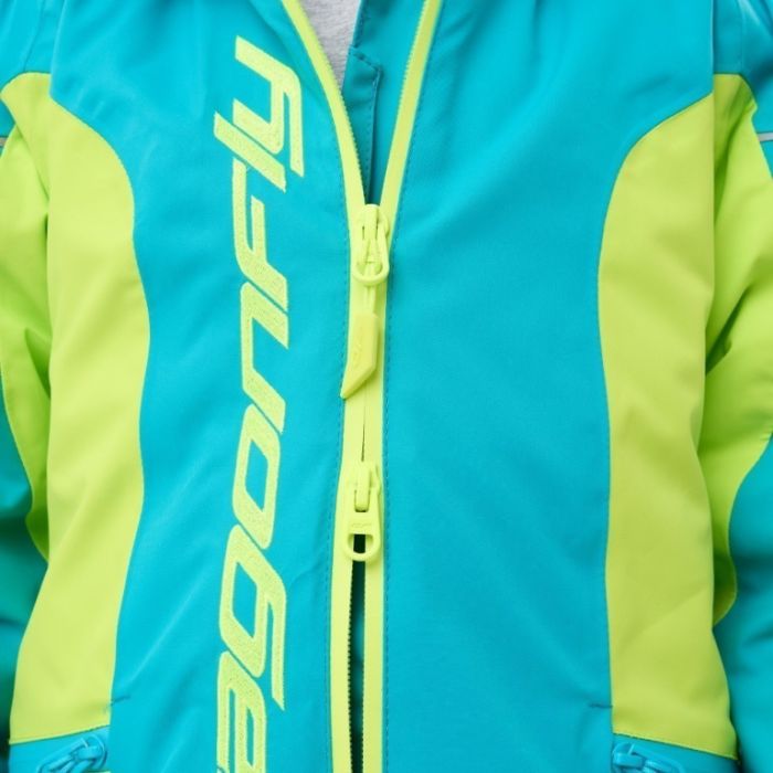 Зимний утепленный комбинезон Dragonfly GRAVITY Junior Dark Green - Lime
