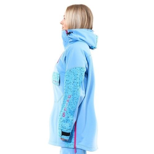 Dragonfly Куртка-анорак сноубордическая UKTUS Woman Blue-Pink