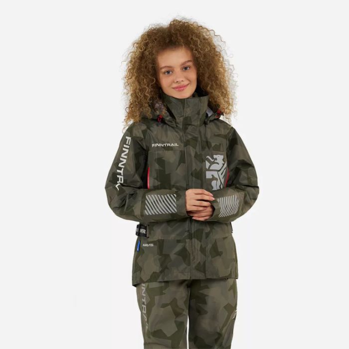 Куртка Водостойкая Finntrail Rachel 6455 CamoShadowGreen