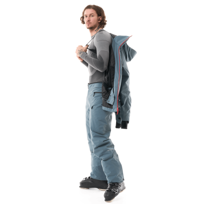Куртка горнолыжная утепленная Dragonfly Gravity Man Grey - Red