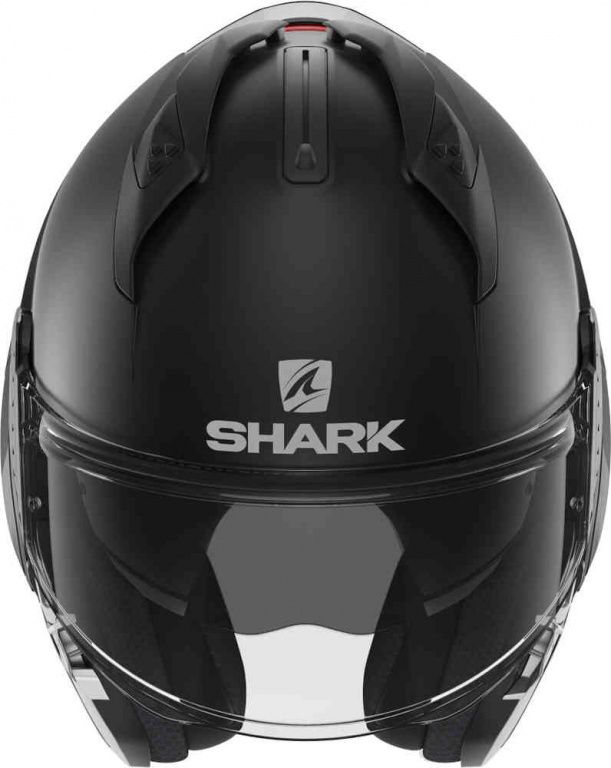Шлем модуляр Shark Evo-GT Blank, Черный матовый
