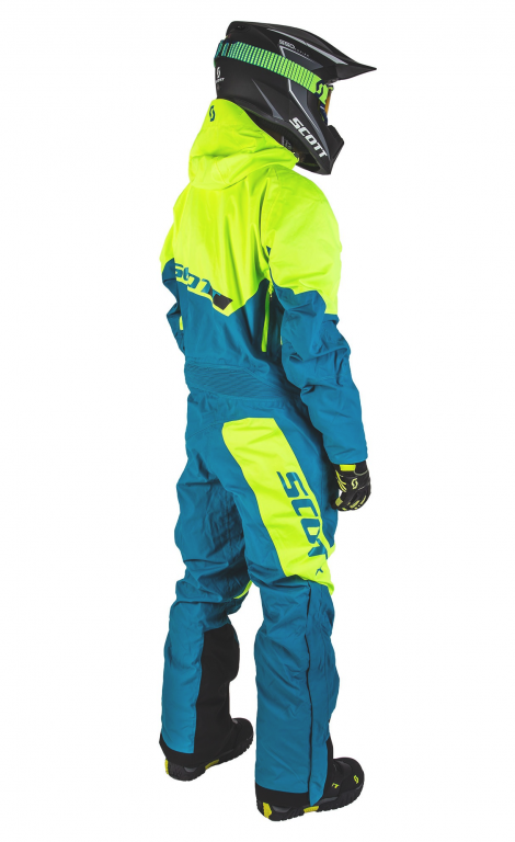 Комбинезон Scott Back-X Dryo, lake blue/safety yellow