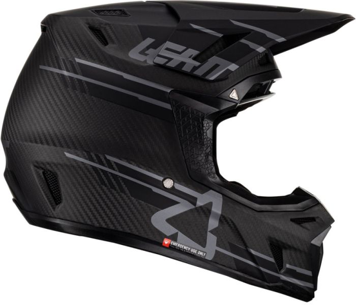 Мотошлем Leatt Moto 9.5 Carbon Helmet Kit V24 Black