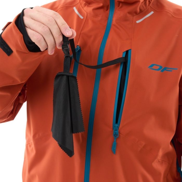Куртка горнолыжная утепленная Dragonfly Gravity Man Brown - Blue