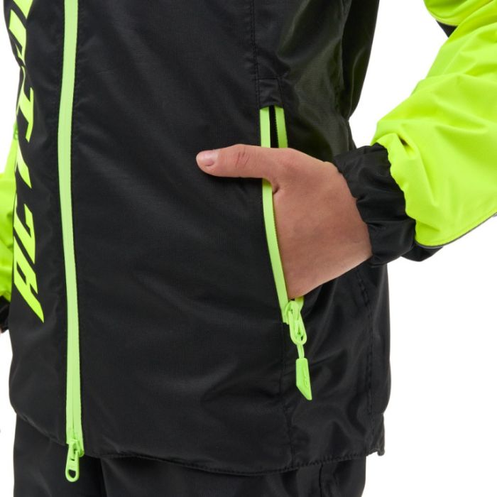 Дождевой детский комплект Dragonfly ACTIVE Teenager Black - Lime (мембрана)