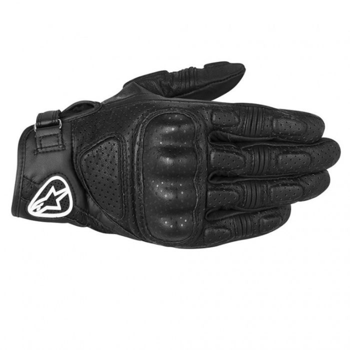 Перчатки кожаные Alpinestars Mustang, черный
