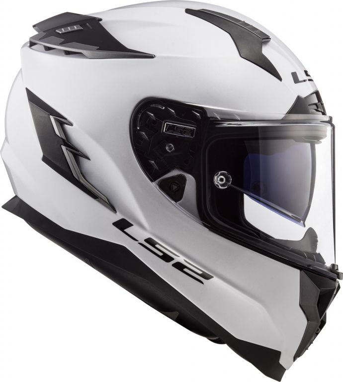 Шлем интеграл LS2 FF327 Challenger Solid, Gloss White