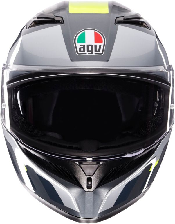 Шлем AGV K3 Shade Grey/yellow Fluo
