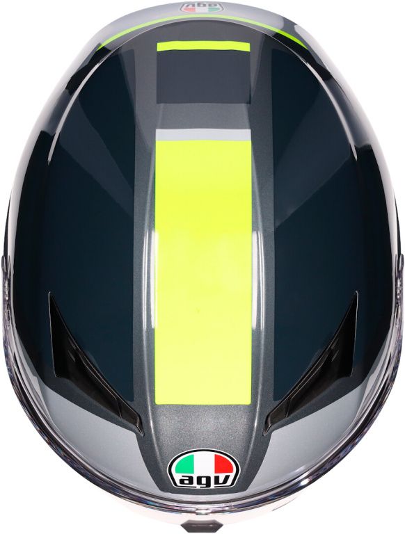 Шлем AGV K3 Shade Grey/yellow Fluo