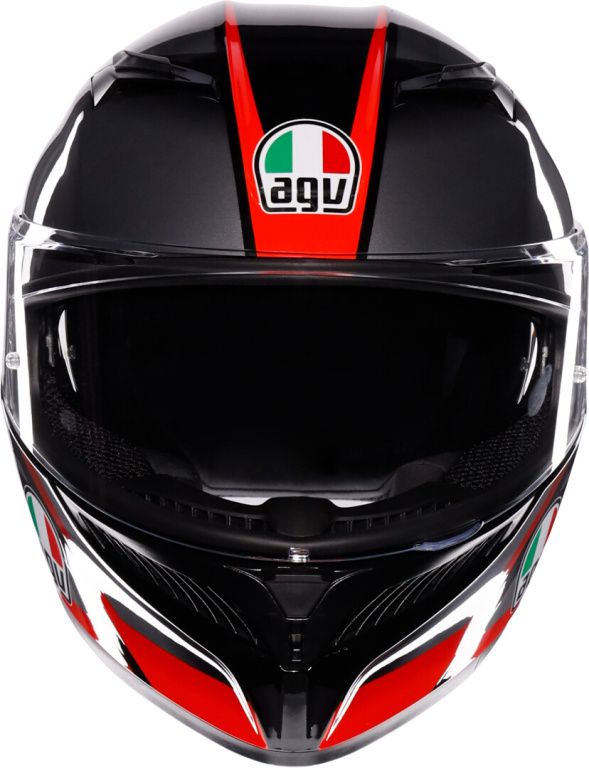 Шлем AGV K3 Striga Black/grey/red