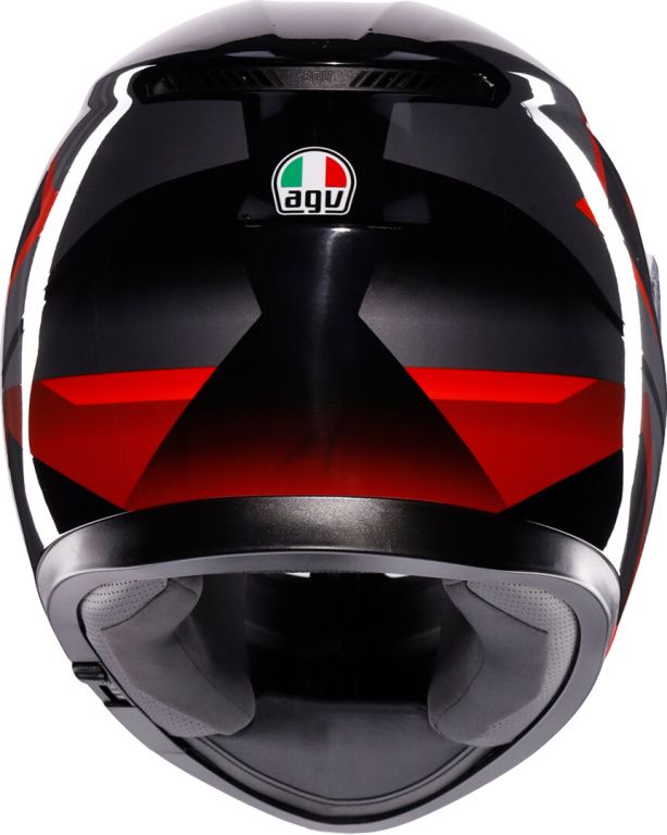 Шлем AGV K3 Striga Black/grey/red