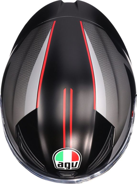 Шлем AGV K-1 S E2206 Lap Matt Black/grey/red