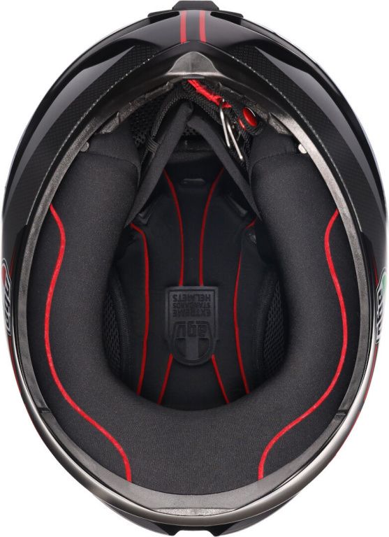 Шлем AGV K-1 S E2206 Lap Matt Black/grey/red