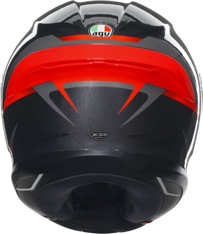 Мотошлем AGV K-6 S Slashcut Black/grey/red