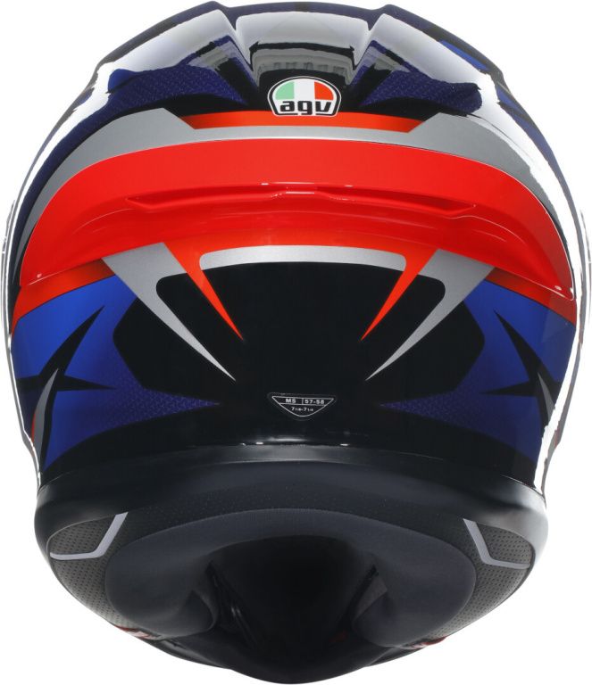Мотошлем AGV K-6 S Slashcut Black/blue/red