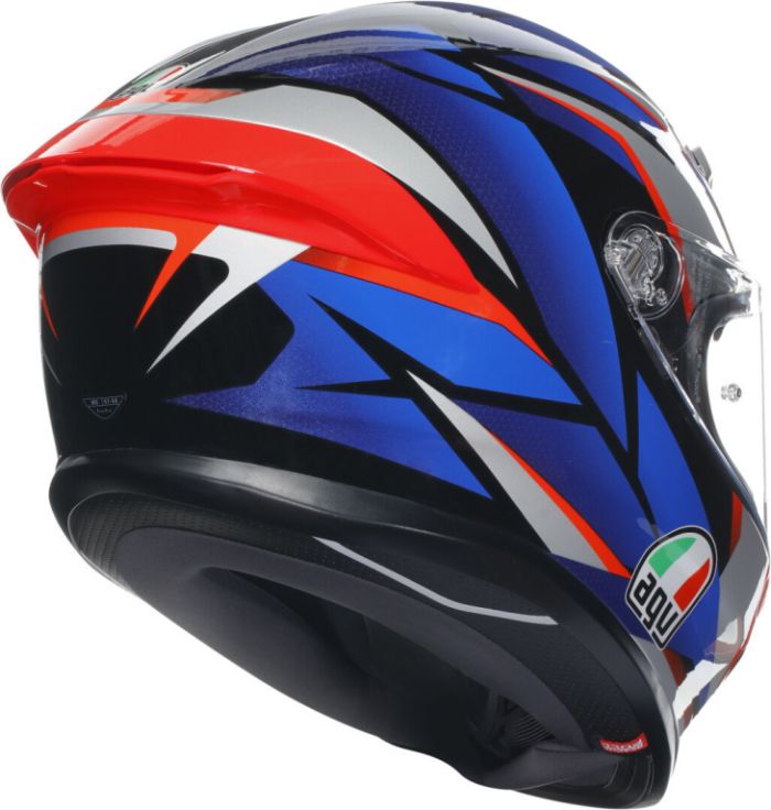 Мотошлем AGV K-6 S Slashcut Black/blue/red
