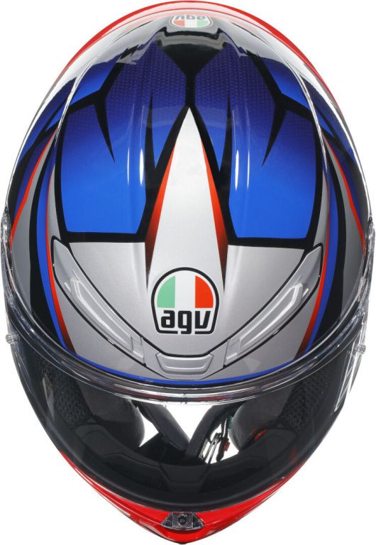 Мотошлем AGV K-6 S Slashcut Black/blue/red