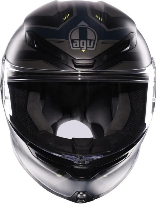 Мотошлем AGV K-6 S Enhance Matt Grey/yellow Fluo