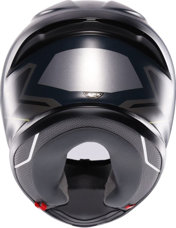 Мотошлем AGV K-6 S Enhance Matt Grey/yellow Fluo