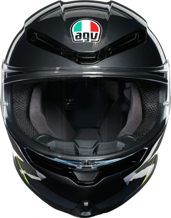 AGV Шлем K-6 Multi Minimal Gunmetal / Black / Yellow-fluo