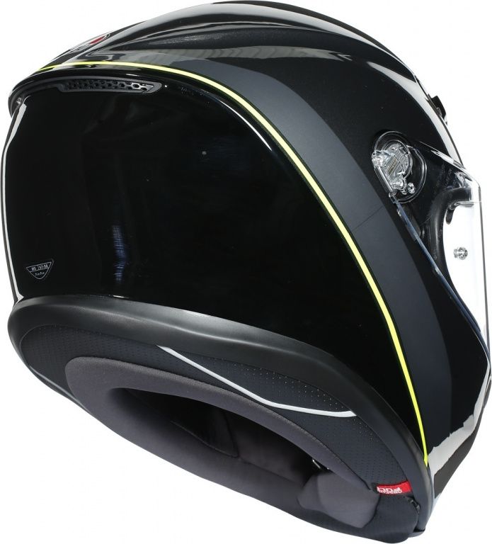 AGV Шлем K-6 Multi Minimal Gunmetal / Black / Yellow-fluo