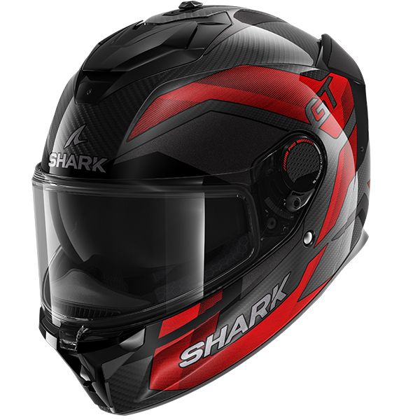 Мотошлем SHARK Spartan Gt Pro Ritmo Carbon Black/Red/Chrome