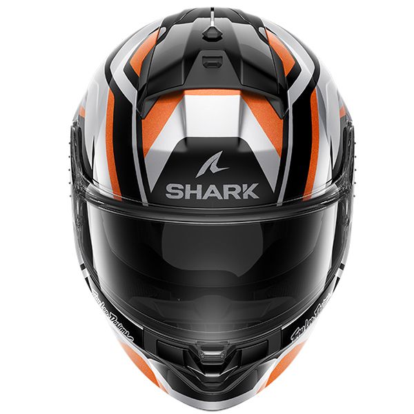 Мотошлем Shark Ridill 2 APEX Silver/Black/Orange
